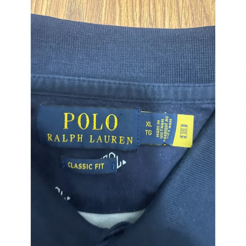 Polo Ralph Lauren Polo Shirt Mens Extra Large RPL Classic Fit Navy